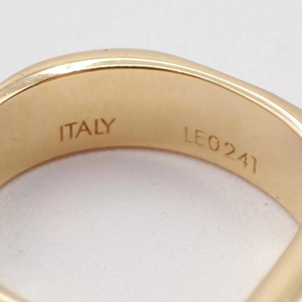 LOUIS VUITTON Nanogram Ring Size M Gold Silver Italy Accessory M00211 67EG247 - Picture 6 of 13